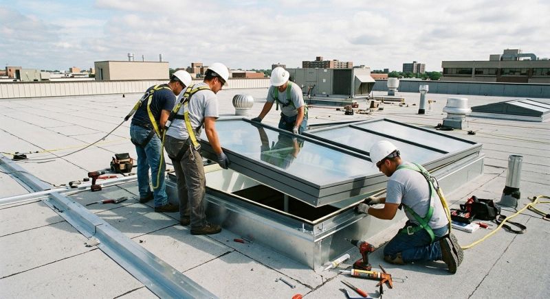 Commercial Skylight Renovation in Napa, CA