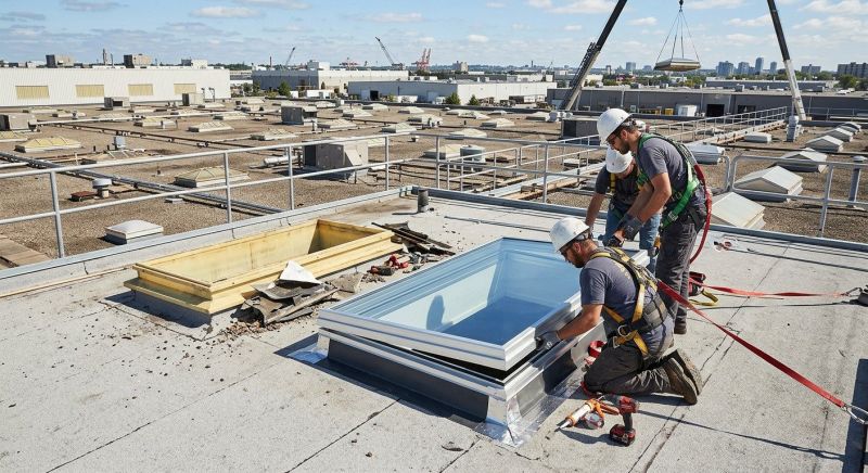 Commercial Skylight Renovation in Gig Harbor, WA